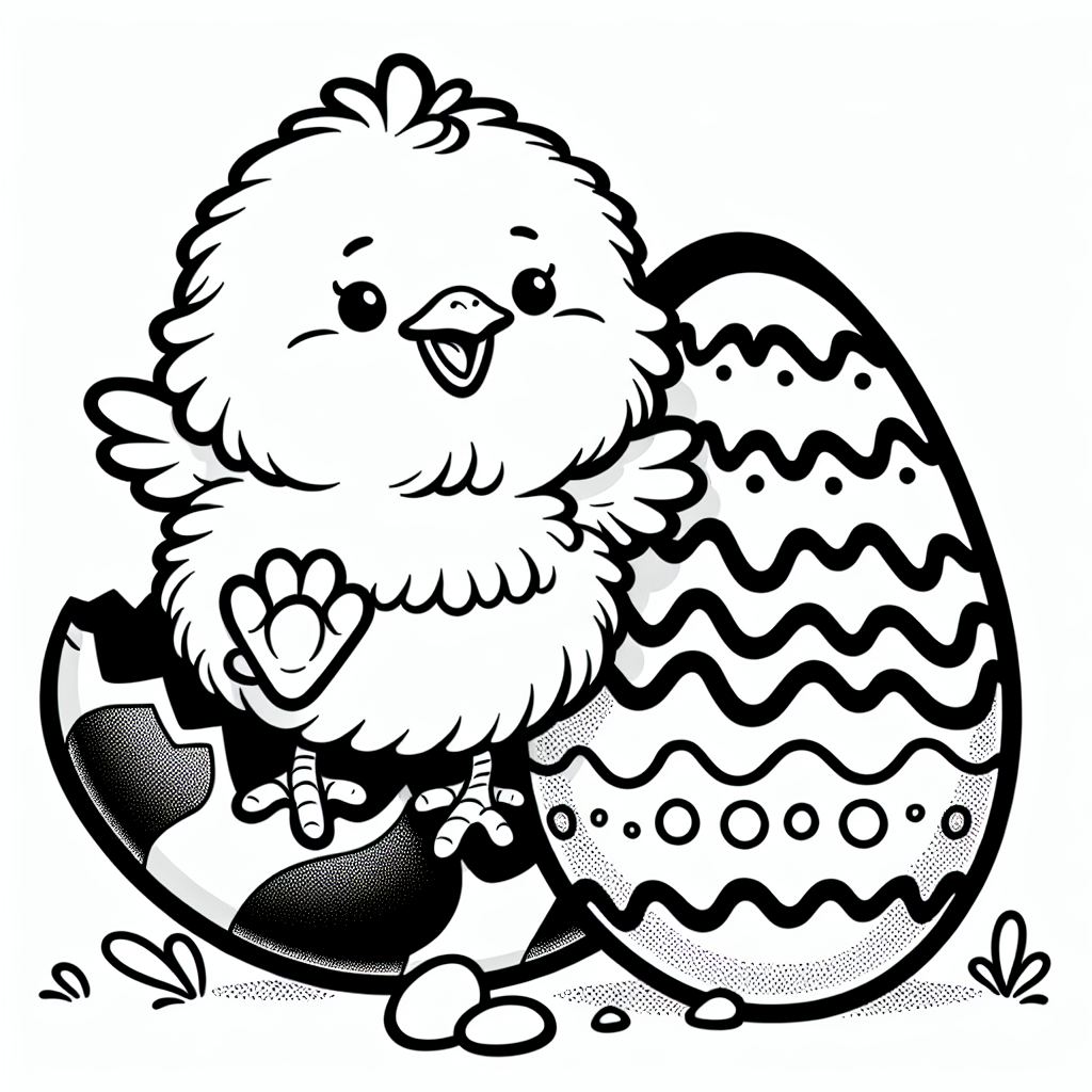 Baby Chick coloring page