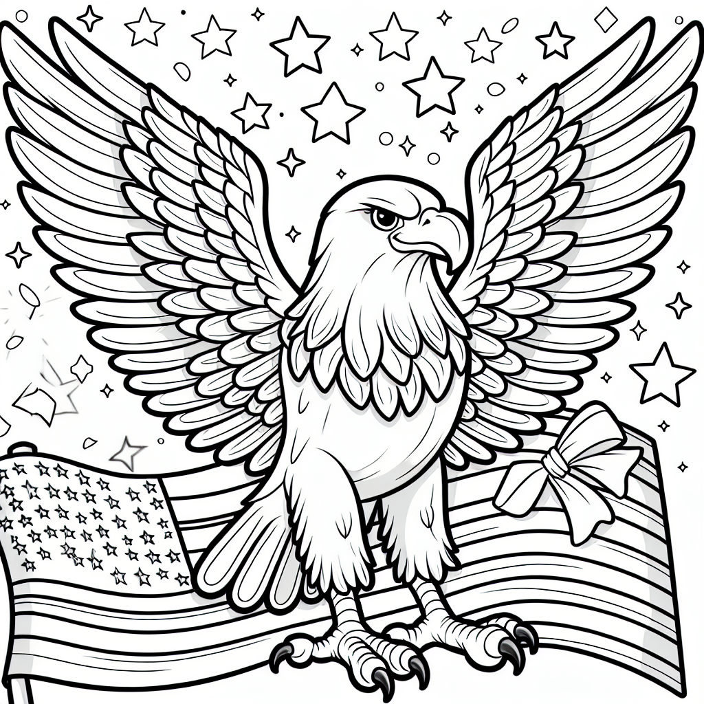 Bald Eagle coloring page